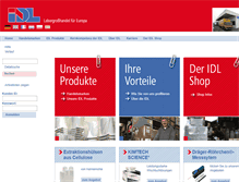 Tablet Screenshot of idl-laborbedarf.de